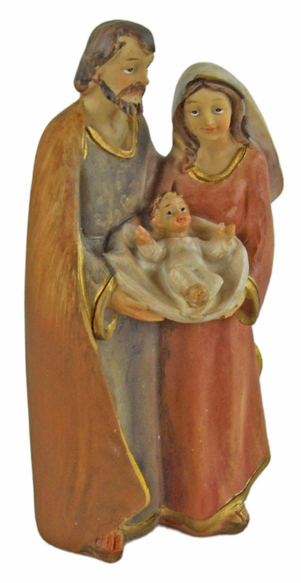 2er Krippenursel (2 Heilige cm, ca. St., K Familie, Krippenfiguren Set, 2-tlg), handbemalte Krippenfigur Krippenfiguren 240 12