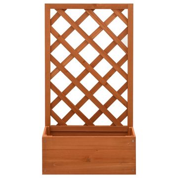 DOTMALL Spalier Garten-Spalier mit Blumenkasten,50x25x90 cm Tannenholz