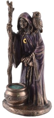 Vogler direct Gmbh Dekofigur Dreifaltigkeitsgöttin Greisin, Miniatur, Veronesedesign, bronziert/coloriert, Kunststein, Größe: L/B/H ca. 5x5x11cm