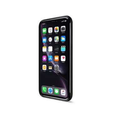 Artwizz Smartphone-Hülle Artwizz TPU Card Case - Artwizz TPU Card Case - Ultra dünne, elastische Schutzhülle mit Kartenfach auf der Rückseite für iPhone Xr, Schwarz