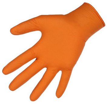 Kerbl Nitril-Handschuhe Nitril Einmalhandschuh X-Grip, 50 Stück, Größe M