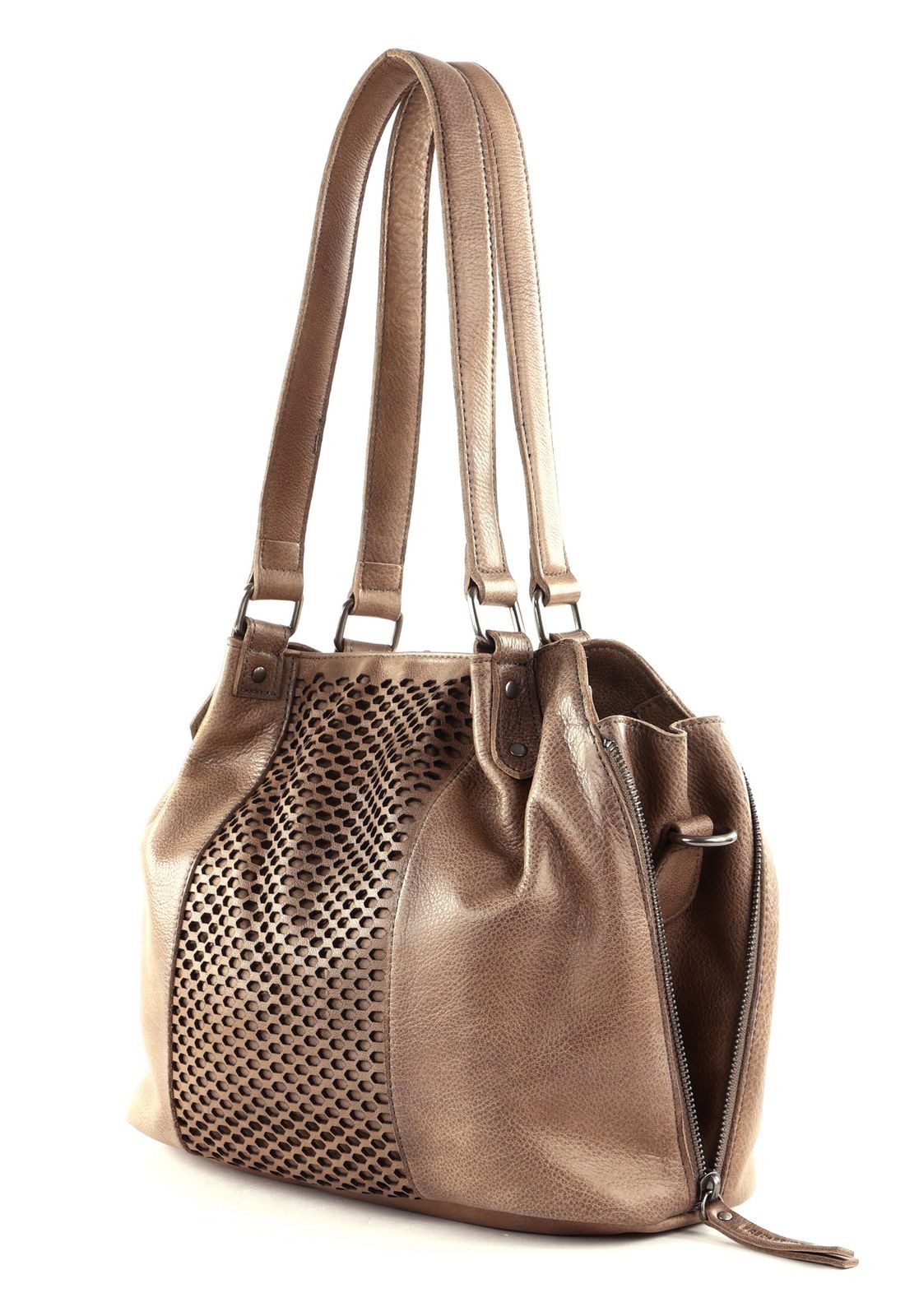 FREDsBRUDER Schultertasche Shoulderbag, aus echtem Leder