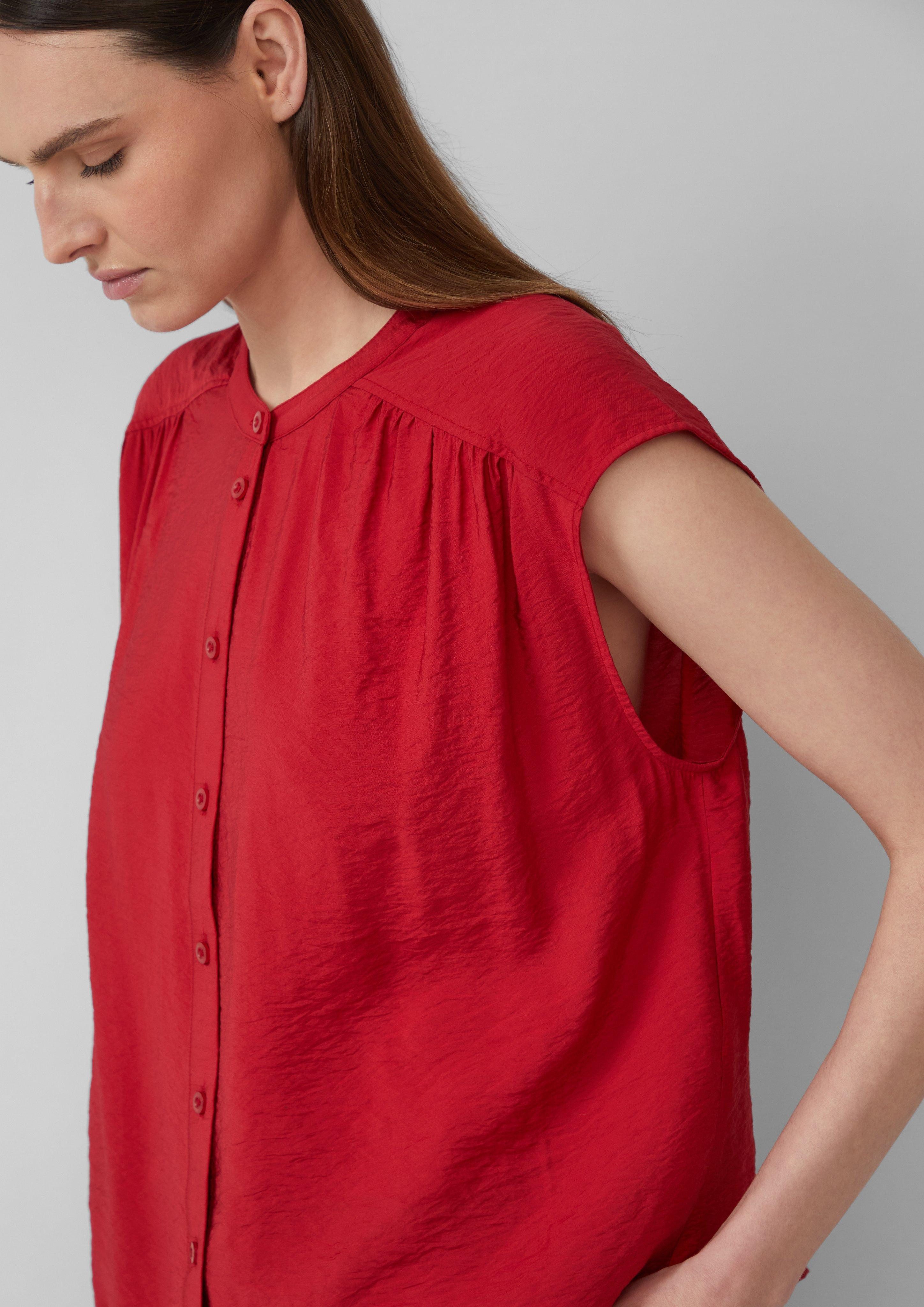 s.Oliver Blusentop Oversized Bluse aus Viskosemix günstig online kaufen