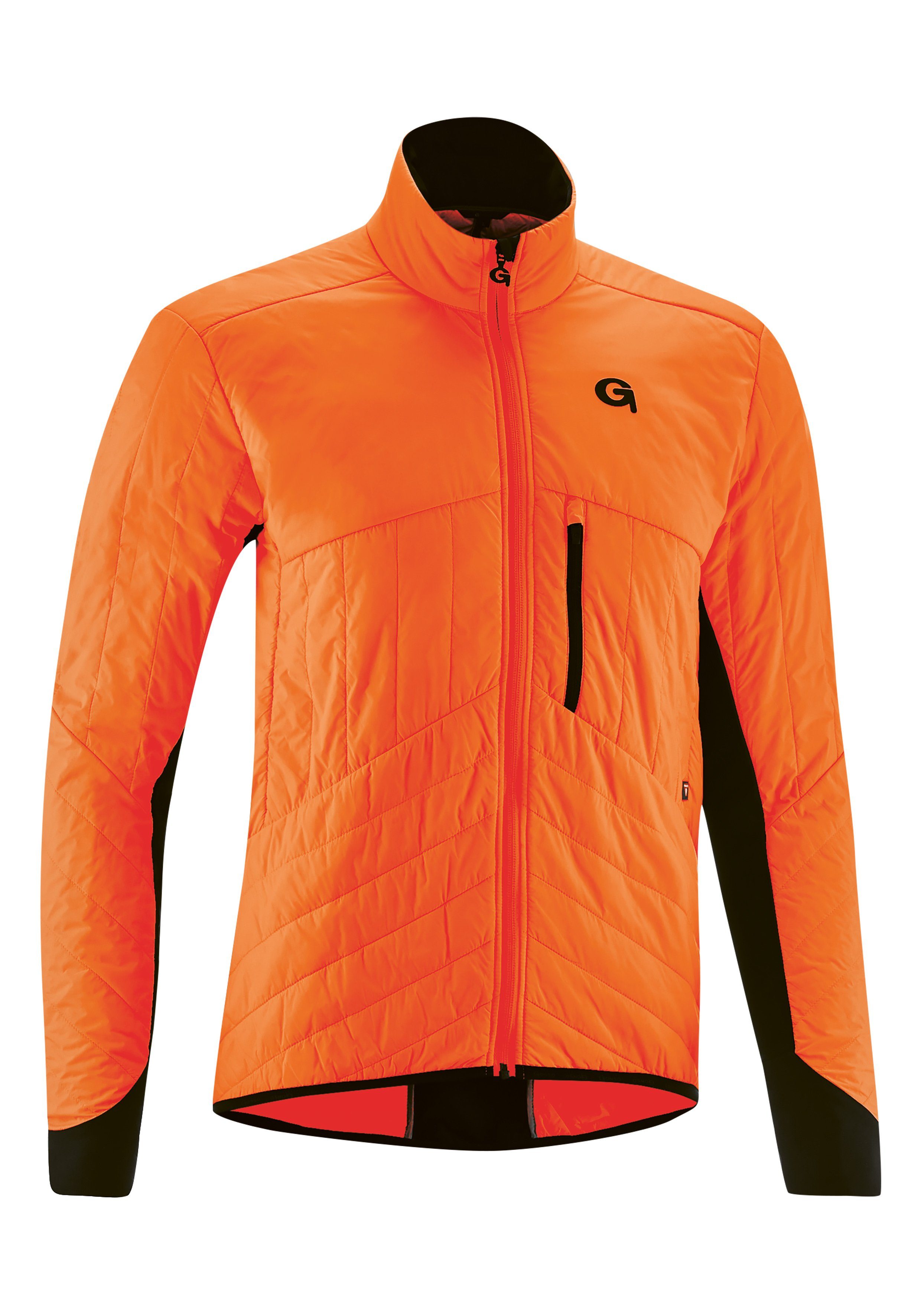 atmungsaktiv warm, Herren neonorange Primaloft-Jacke, Tomar Gonso und winddicht Fahrradjacke