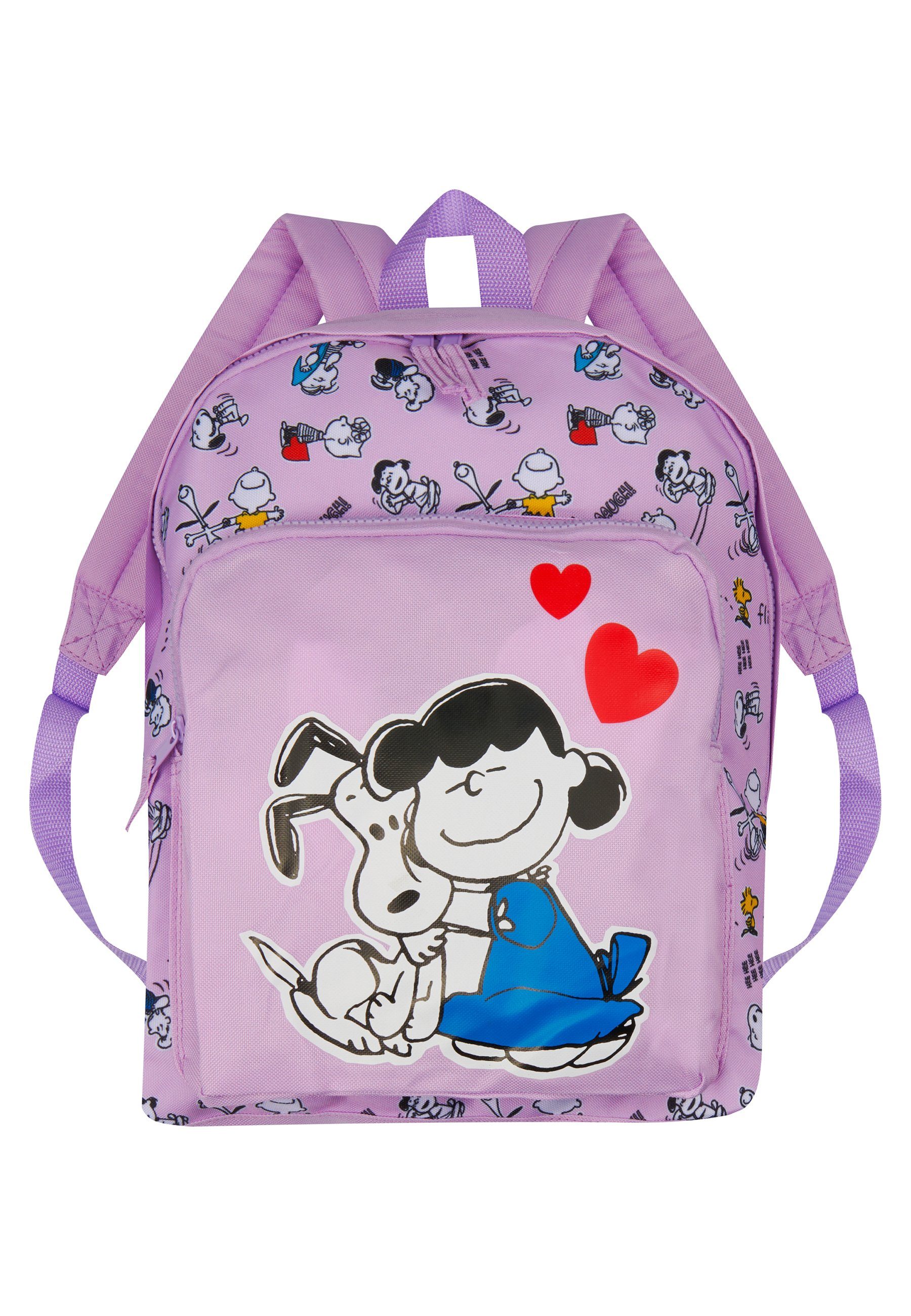 ONOMATO! Rucksack Peanuts Snoopy LucyKinder Mädchen Kindergarten Rucksack Tasche