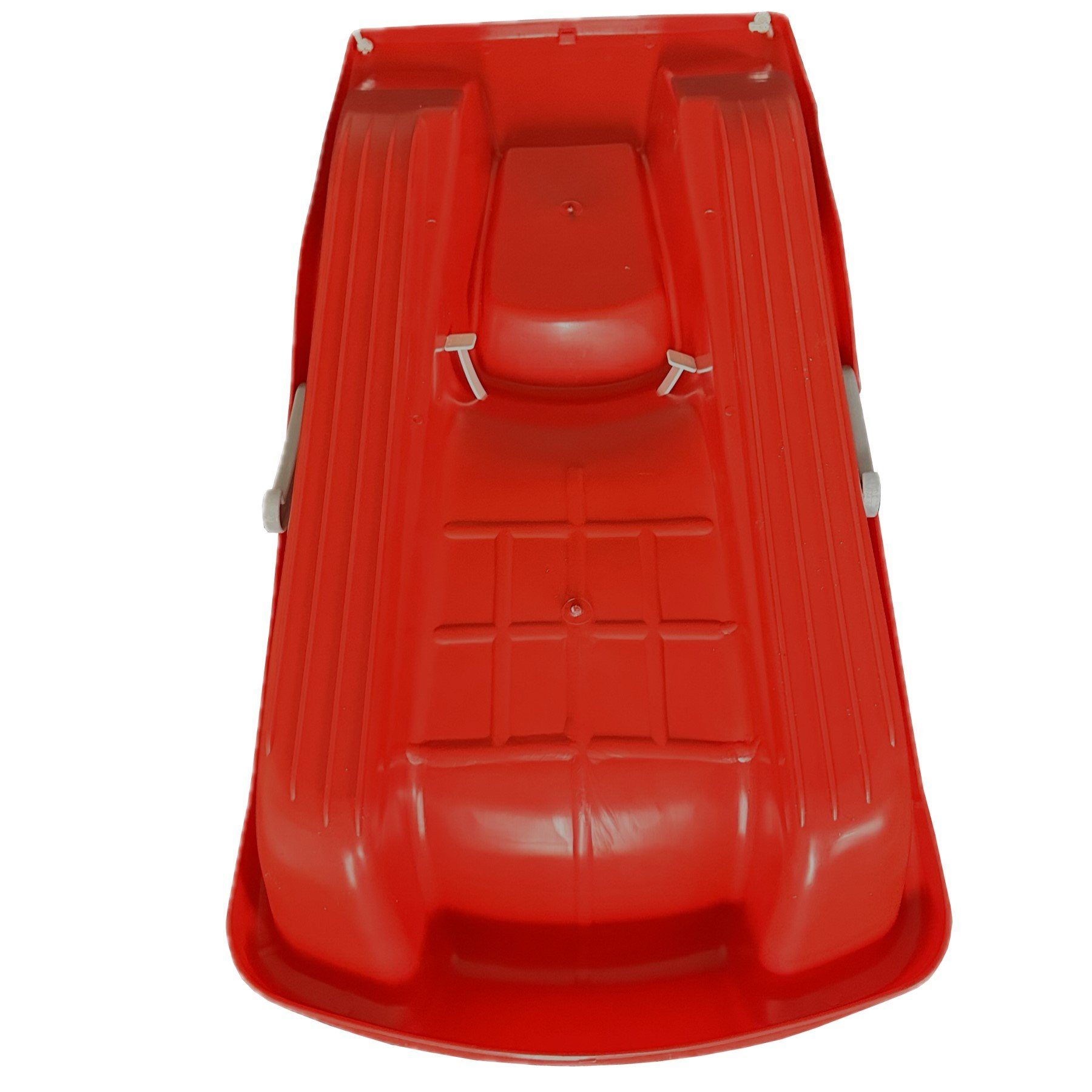 TikTakToo Lenkschlitten EKO Bob Rodel Snow Lenkbob Skibob Eko Classic Kunststoff (Schlitten incl. Zugseil und Bremsen), aus UV-beständigem, recyclebarem Kunststoff, für Kinder von 4-7 Jahren