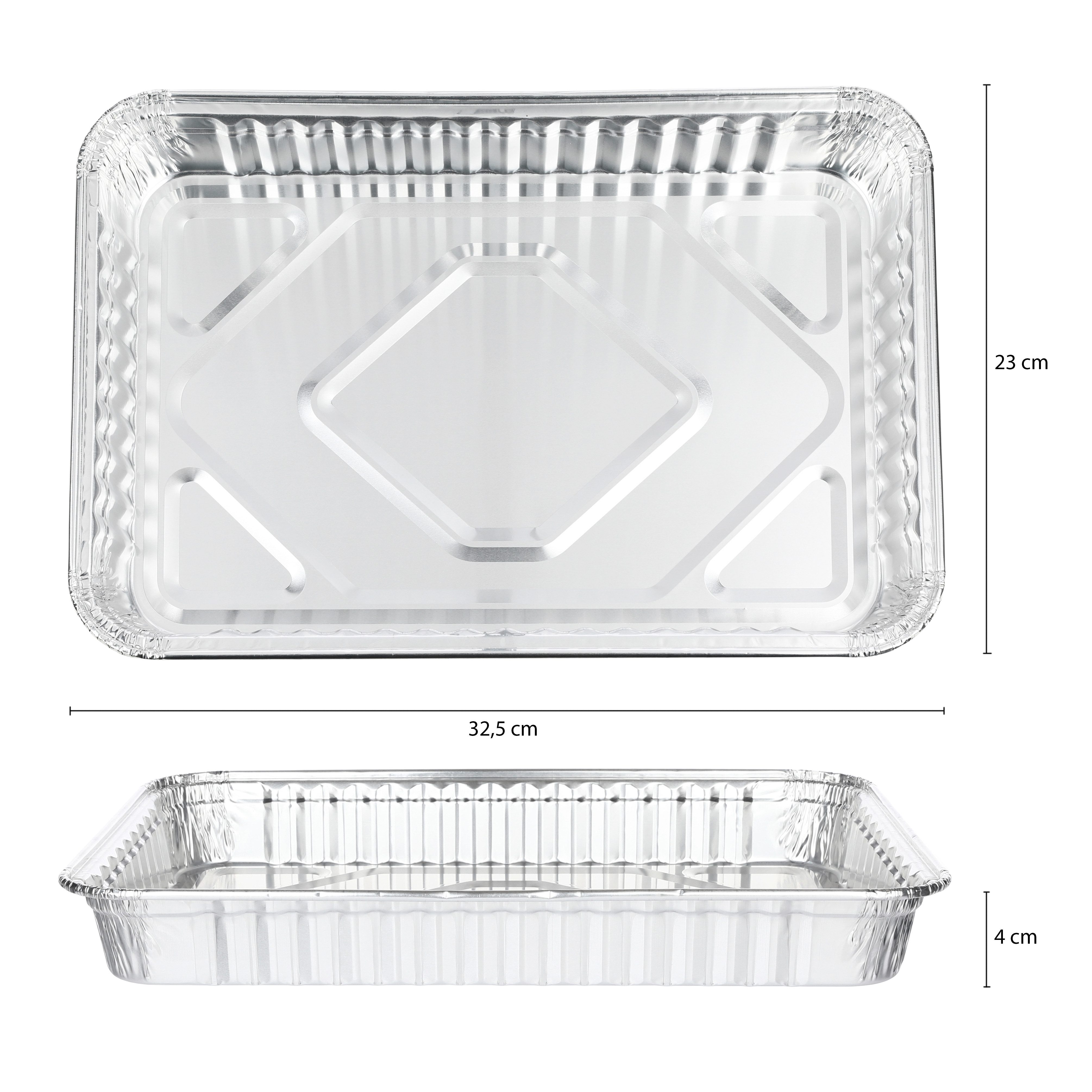 Vaily Tropfschale Alu Grillschalen Groß - günstig online kaufen