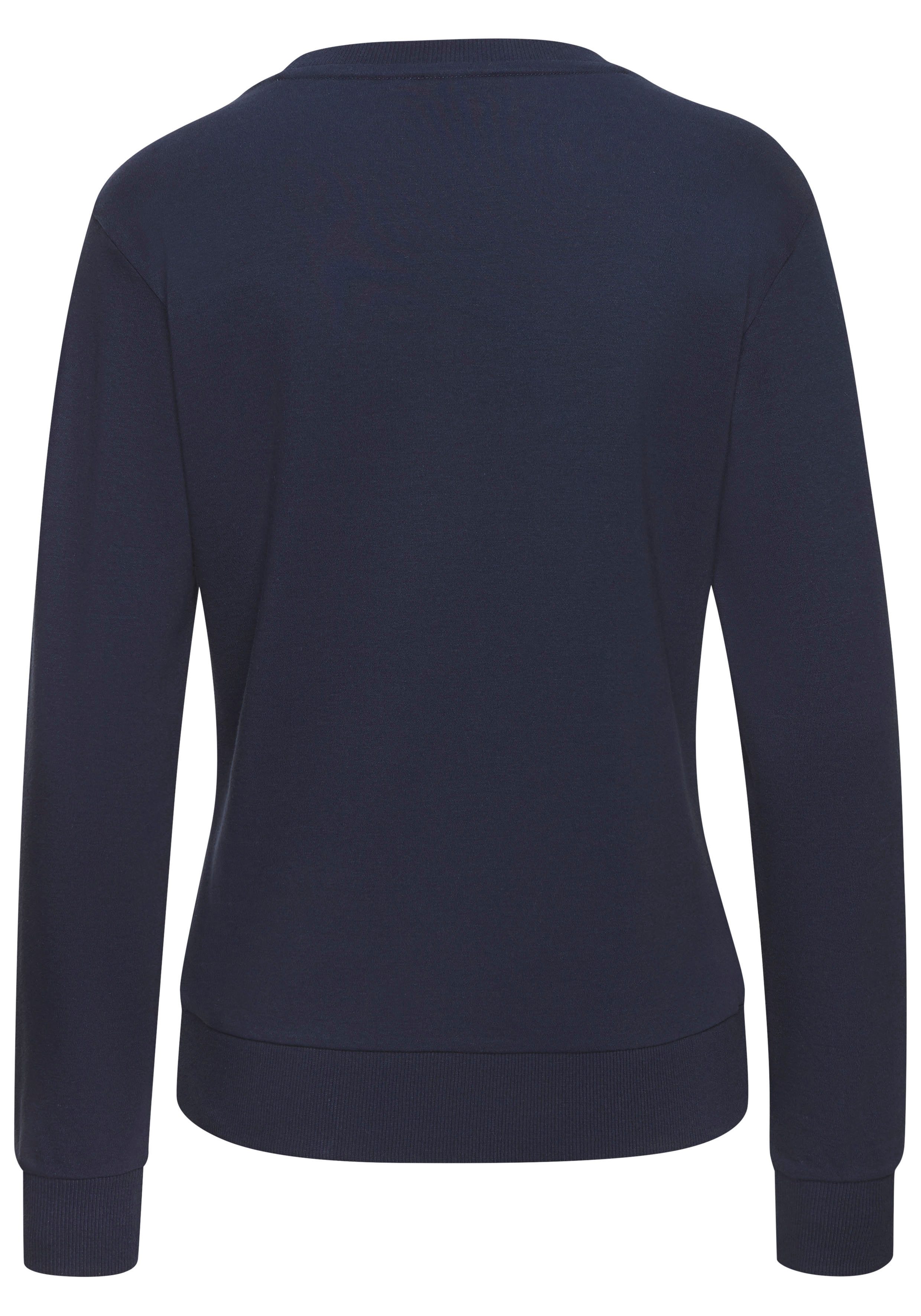 H.I.S Sweatshirt Basic mit Logodruck, Loungewear