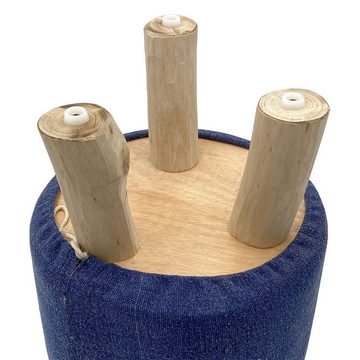 soma Sessel Hocker 2. Wahl Stone Washed Ø 35 cm Höhe 45 cm Sitzhocker Pouf Sc, Stuhl Sessel Sitzplatz Sitzmöbel