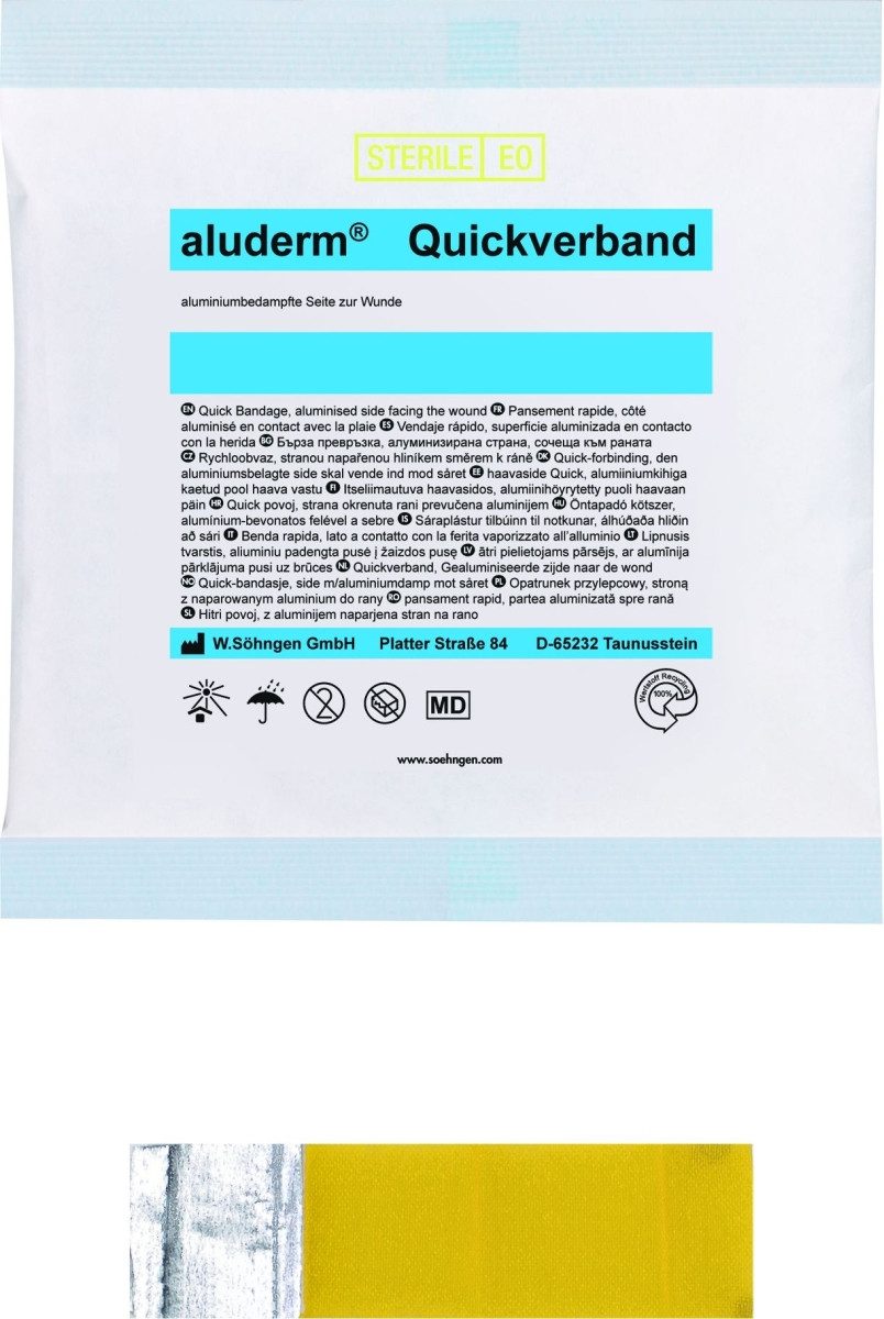 Erste-Hilfe-Set Quickverband aluderm Finger