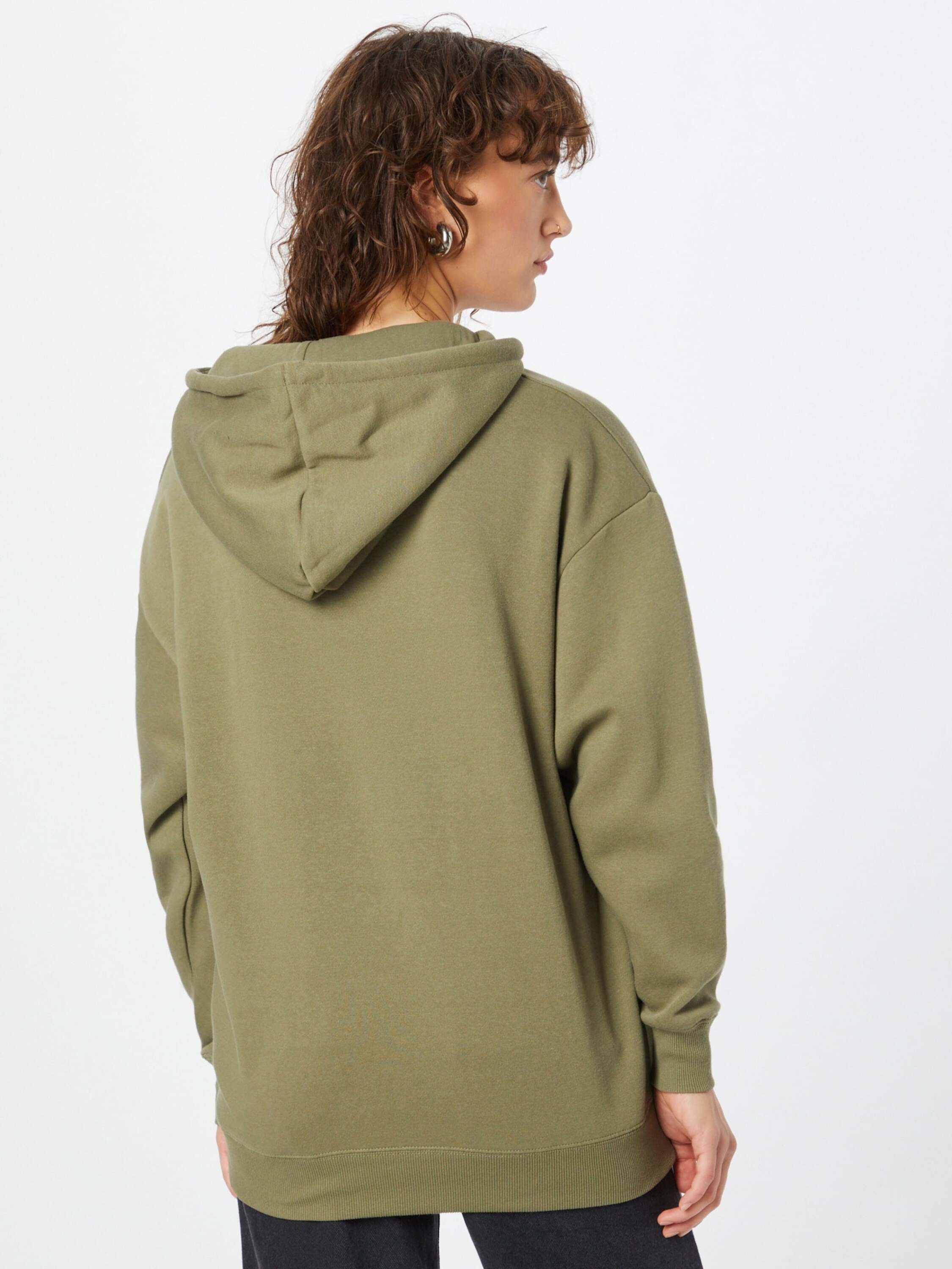 Lichen Green Deep Plain/ohne (1-tlg) Details Chilli pieces Sweatshirt