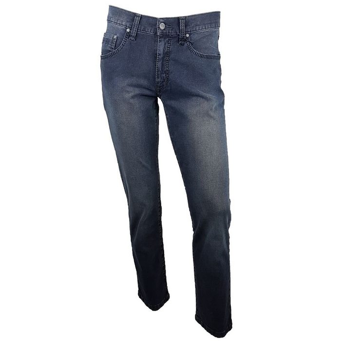Pioneer Authentic Jeans Straight-Jeans Pioneer Herren Jeans Rando Regular Fit washed Hose anthrazit normale Naht 42488