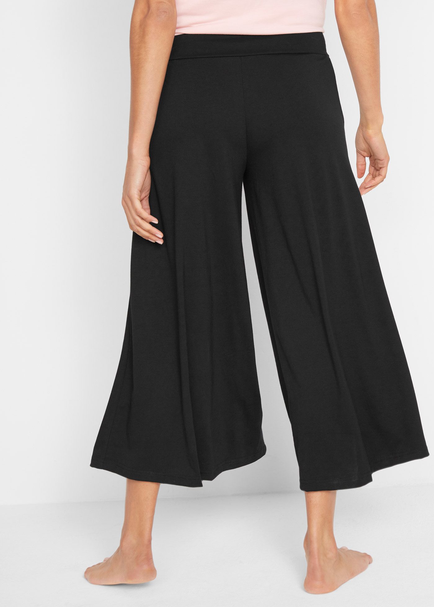 bonprix Culotte mit breitem Komfortbund, lockere Passform, extraweite Beine