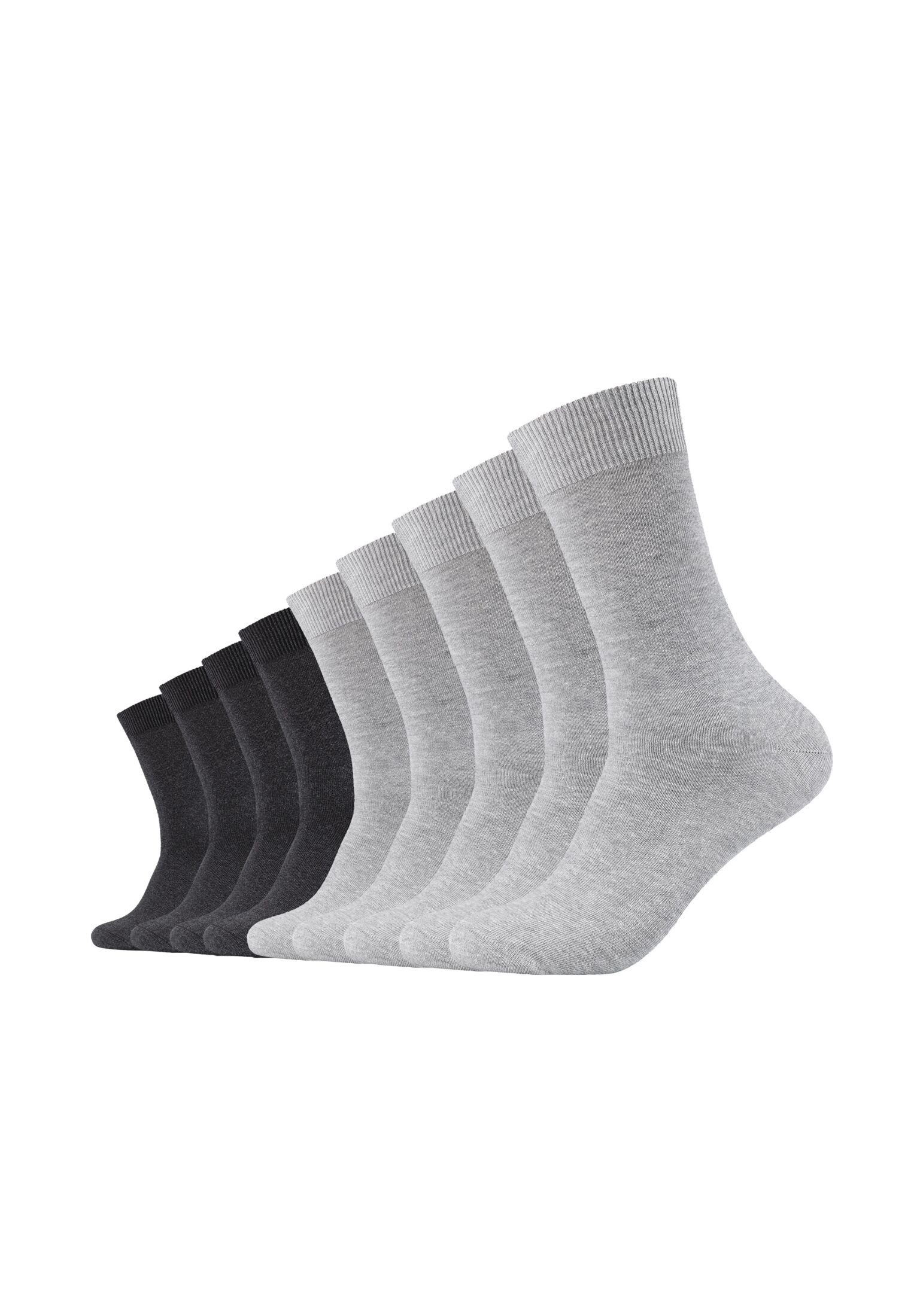 Camano Socken "comfort" 9 Paar tlg. mit verstärktem Fersen- und Zehenbereic günstig online kaufen