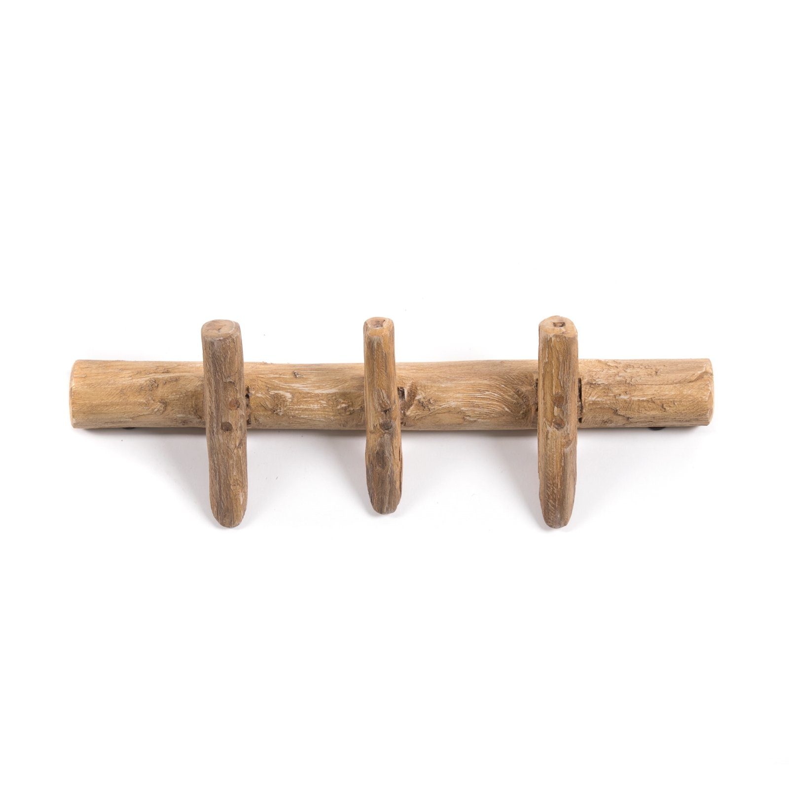 DESIGN DELIGHTS Wandgarderobe WANDGARDEROBE "KYRA 35", Holz massivholz, Ast günstig online kaufen