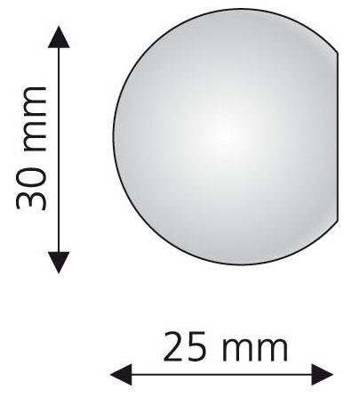 Gardinenstangen-Endstück Ball, Liedeco, Gardinen, (Set, 16 mm Ø für Gardinenstangen 2-St)