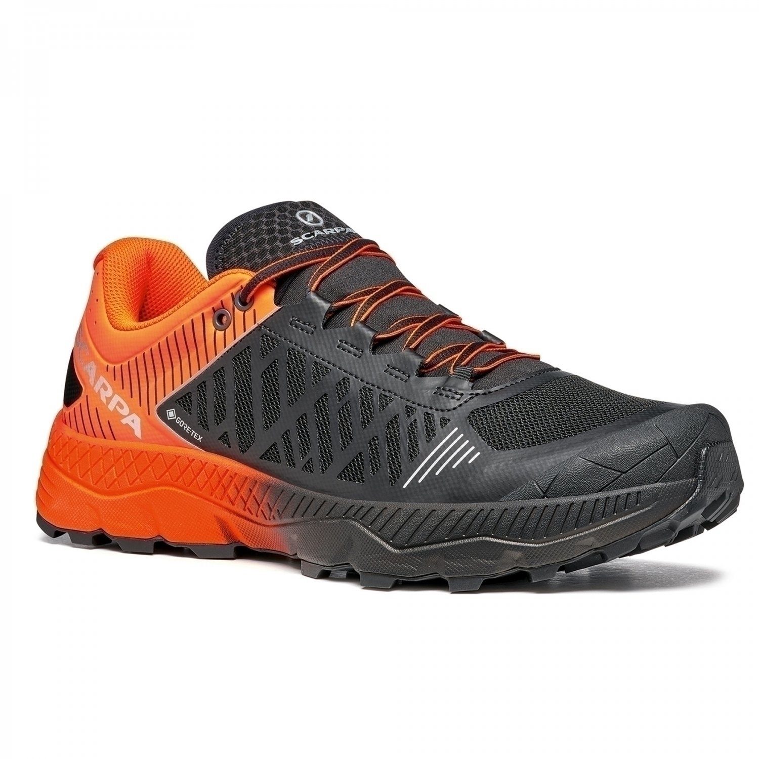 Scarpa Spin Ultra Herren Laufschuh orange/schwarz Laufschuh