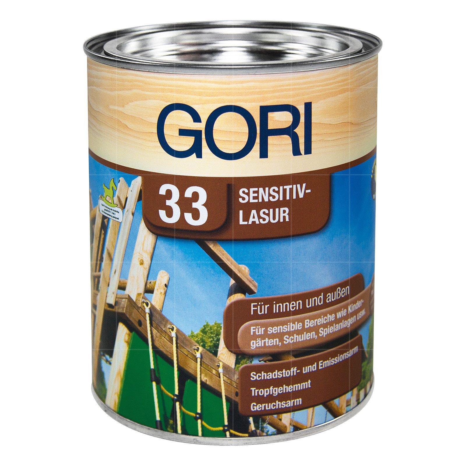 GORI Holzschutzlasur 33 Sensitive - 0.75 Ltr