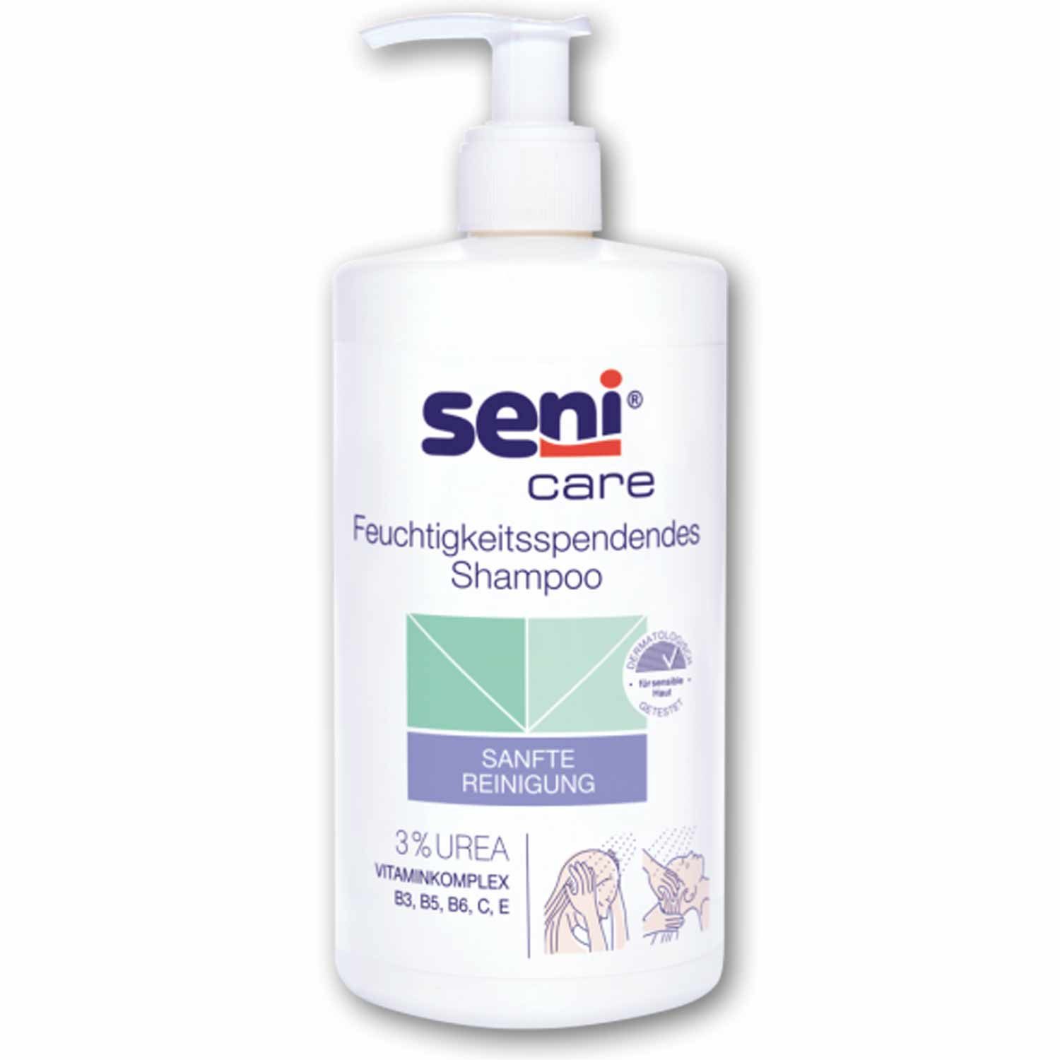 TZMO Deutschland GmbH Haarshampoo Seni Care Shampoo mit 3% UREA 12x500 ml