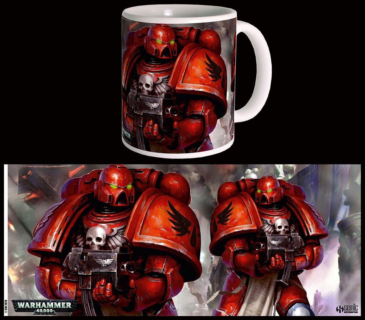 SEMIC Tasse Warhammer 40K Tasse Blood Angels Space Marines, 1-tlg., Offiziell lizenzierte Tasse