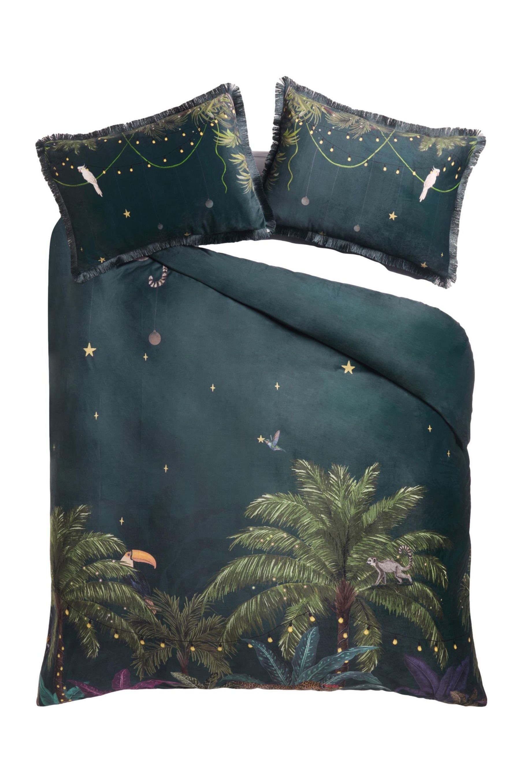 Next Bett-Set Weihnachtlicher Bettbezug und Kissenbezug aus Samt, Bezug: Po günstig online kaufen