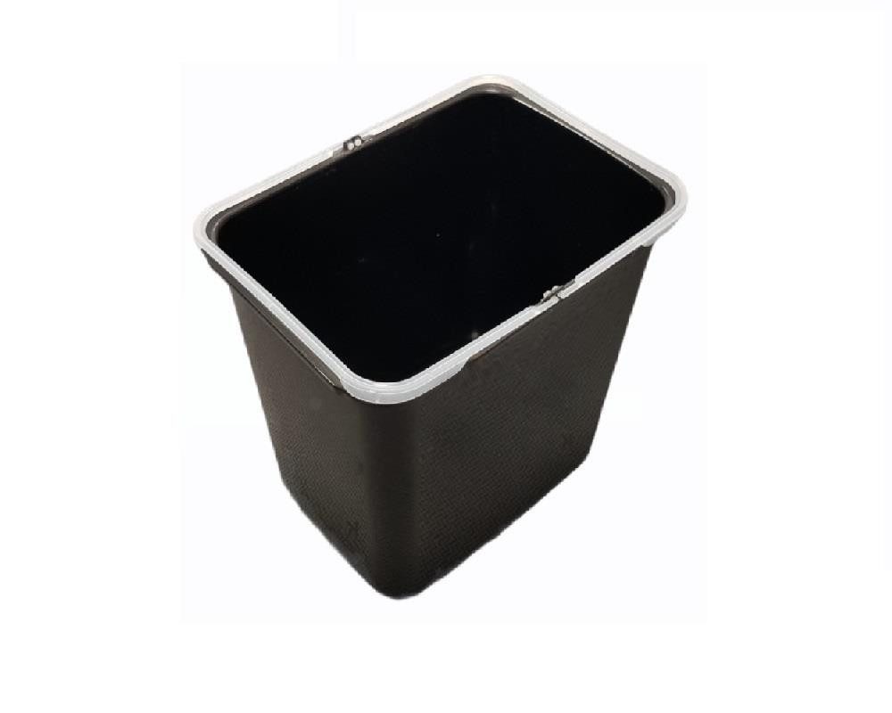 EKOTECH Einbaumülleimer Ekotech Ersatzeimer Aladin Ekko 2 x 16 L schwarz Doppelhenkel – Bild 4 von 4