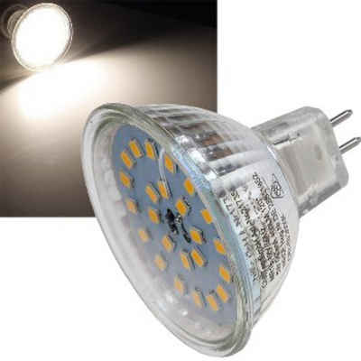 ChiliTec LED-Leuchtmittel MR16, 5W, 4000K, 42lm, neutralweiß, ø50mm, MR16, neutralweiß