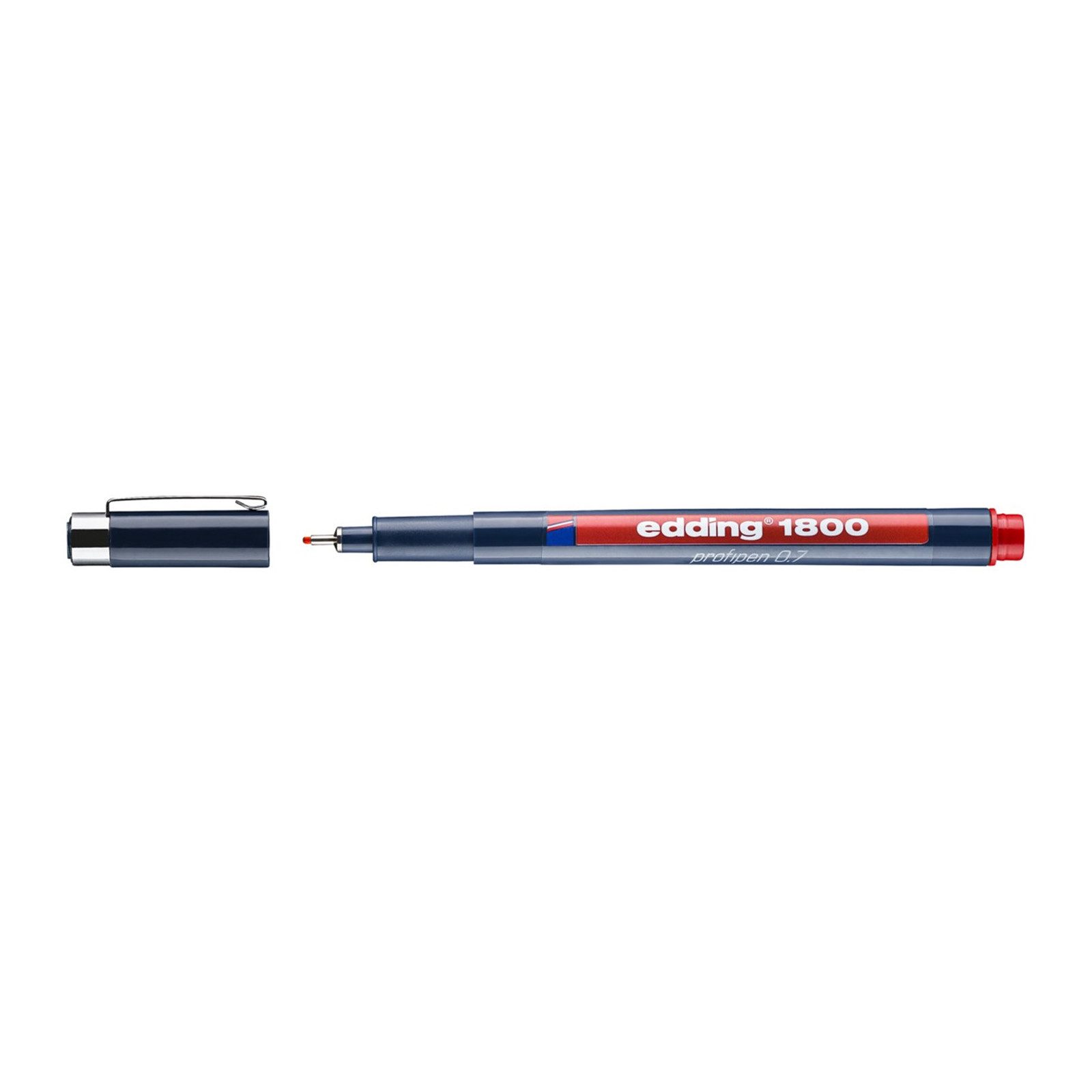 edding Tintenfeinschreiber Präzisionsfeinschreiber 0,7 mm edding 1800, (Stück, 1-tlg., 1 Faserzeichner edding 1800 profipen), Fineliner Schönschreibstift