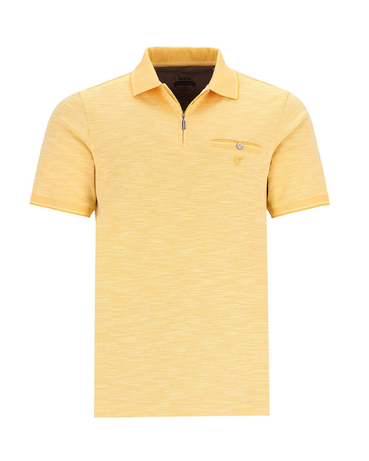Hajo Poloshirt Softknit-Poloshirt in Alloverjacquard