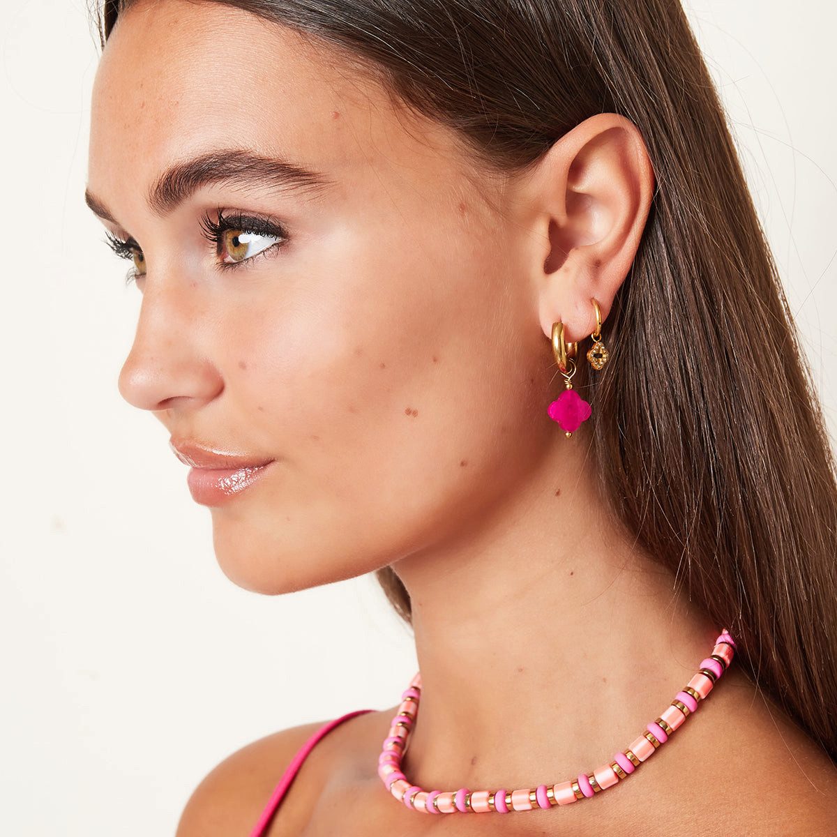 Cala Rose Paar Creolen LIORA
