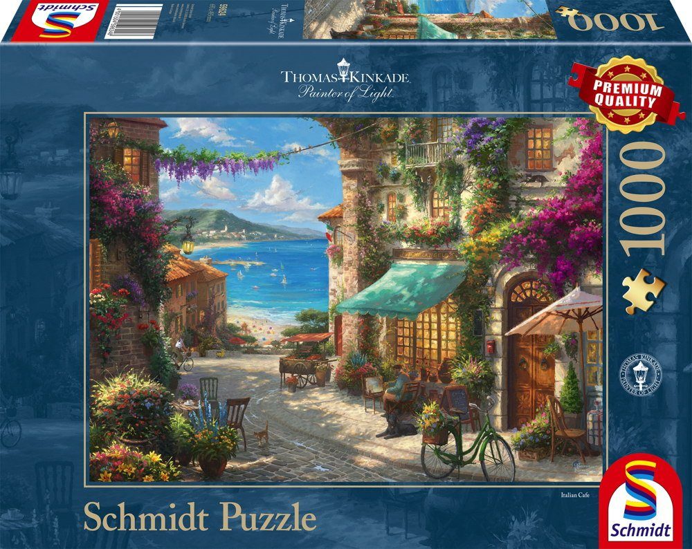 Schmidt Spiele Puzzle Puzzle Thomas Kinkade Café an der italienischen Rivie günstig online kaufen