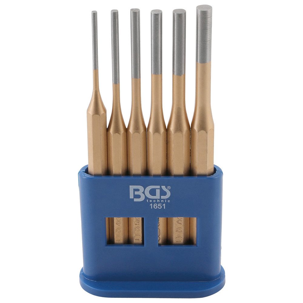 Meißel-Set Splintentreiber-Satz, 150 mm, 6-teilig, 3-8 mm