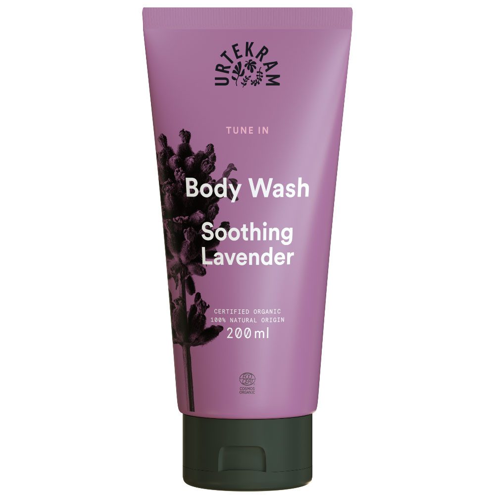 Urtekram Duschgel Soothing Lavender Body Wash, Lila, 200 ml