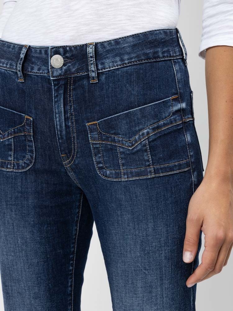 Herrlicher Bootcut-Jeans 5272-RD662, Lucky Retro-Bootcut Jeans, 20 Jahre Jubiläums-Edition