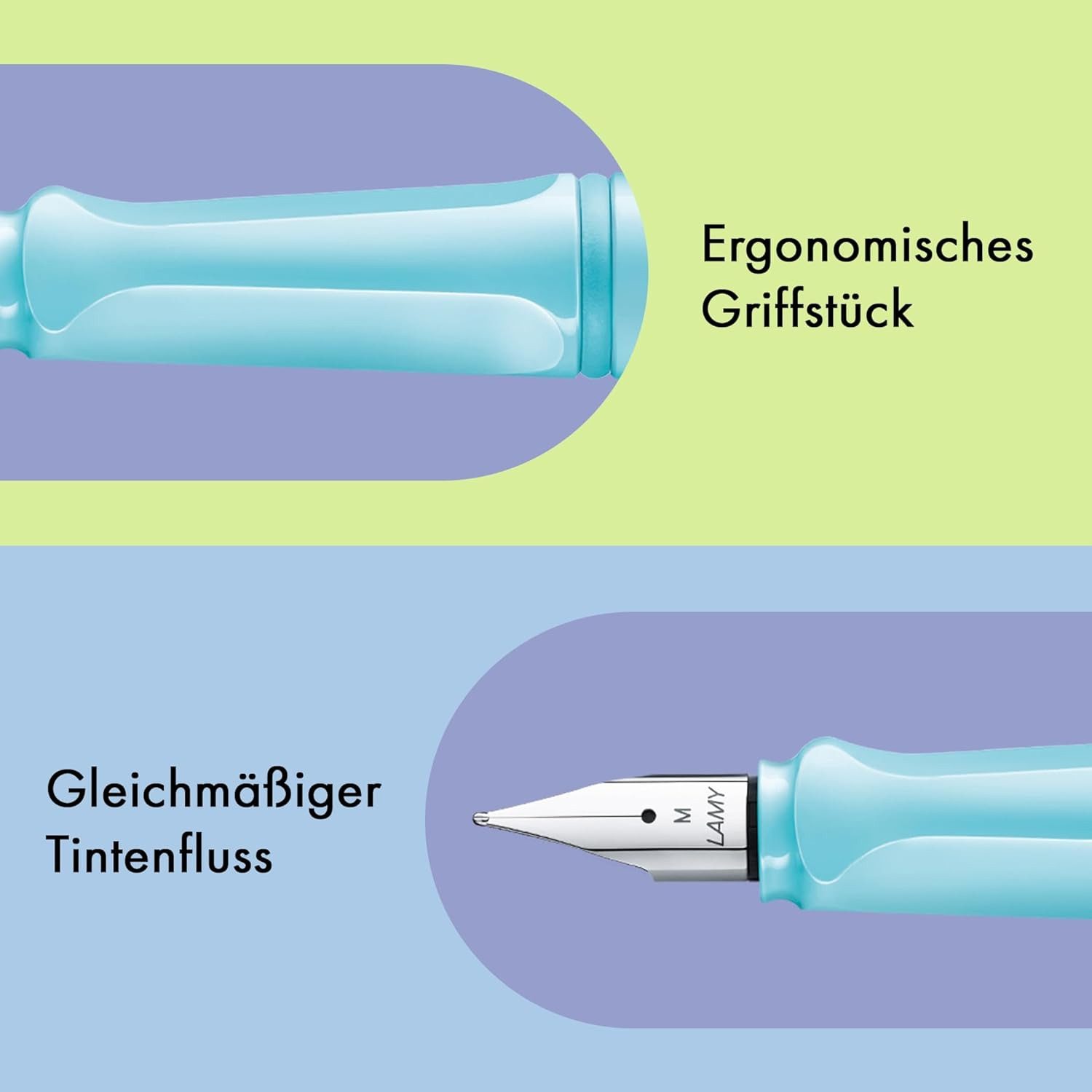 LAMY Füllhalter LAMY Füller Safari 0D1 AQUASKY Hellblau Stärke M
