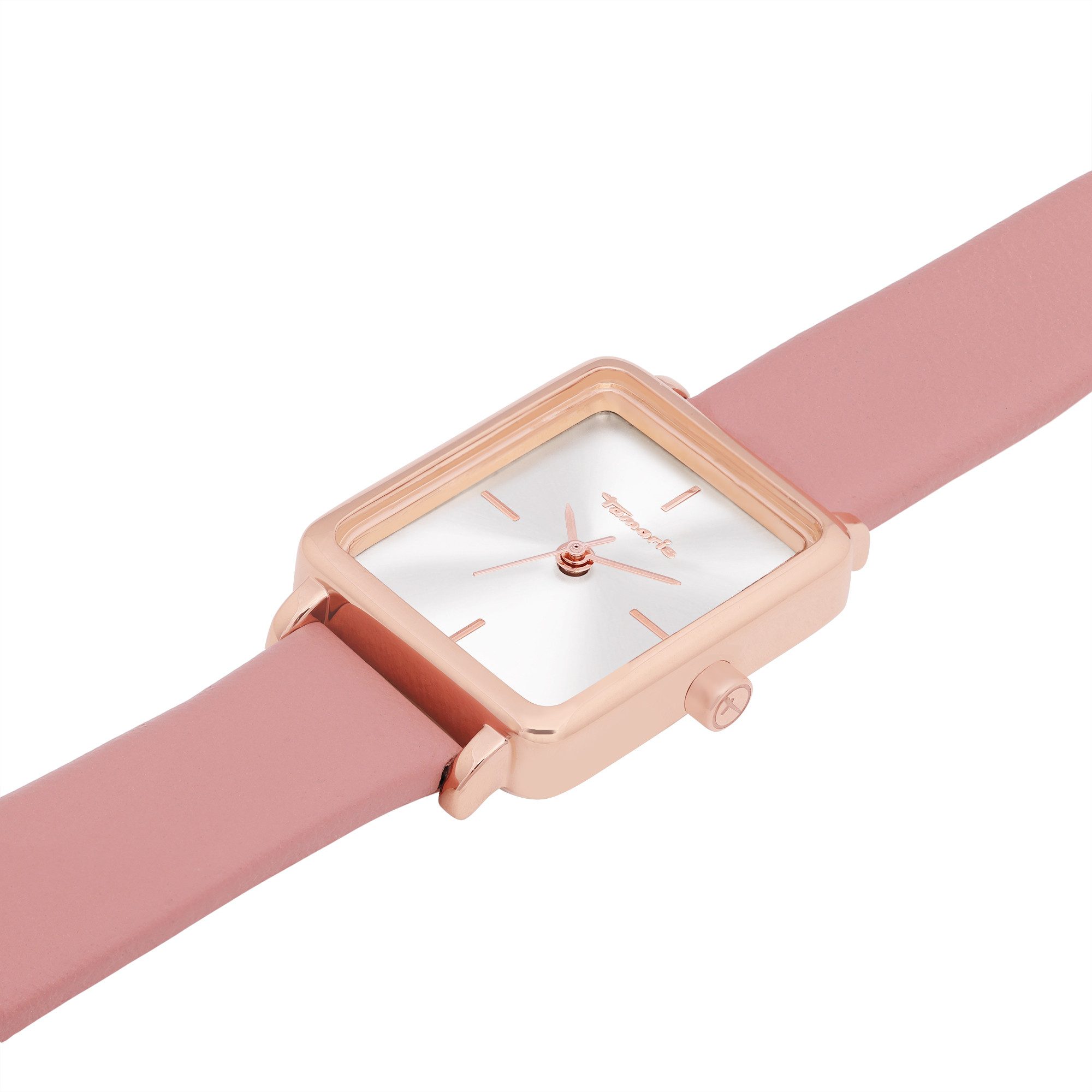Tamaris Quarzuhr Tiny Leather TT-0237-LQ, Armbanduhr, Damenuhr, Lederarmband, analog