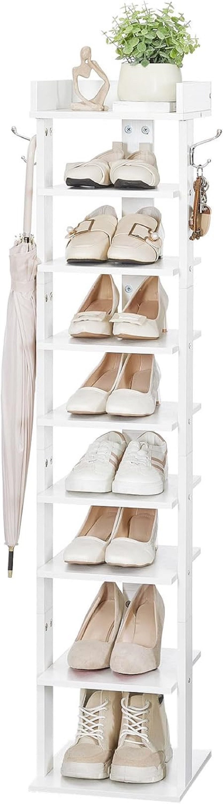 Hoobro Schuhregal vertikales Schuhablage, 9-lagiges Schuhschrank, günstig online kaufen