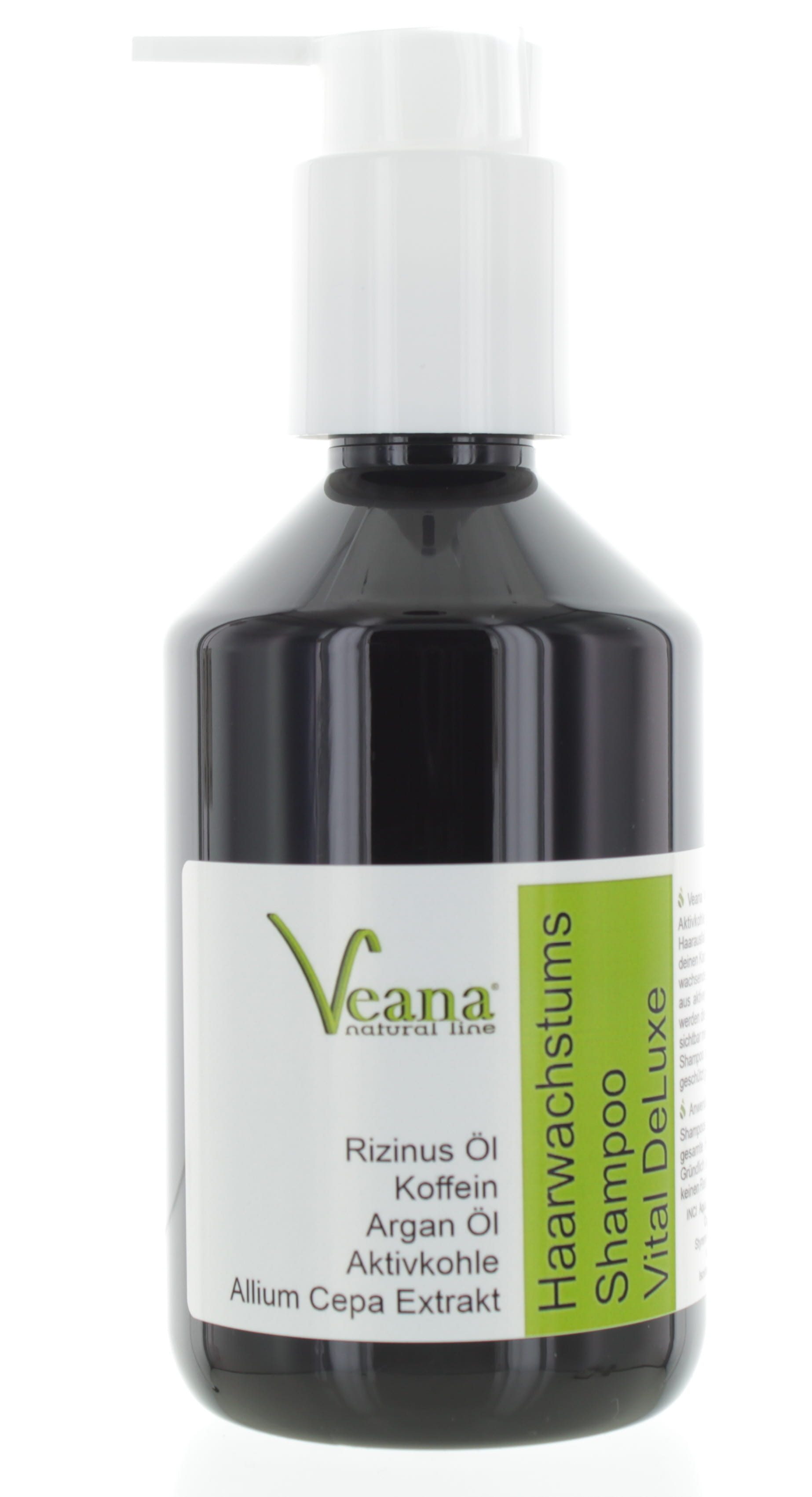 Veana Kopfhaut-Pflegeshampoo VEANA HAARWACHSTUMS - SHAMPOO VITAL DELUXE (500ML) - HAARAUSFALL, fördert Haarwachstum, stoppt Haarausfall, mindert Kopfhautentzündungen