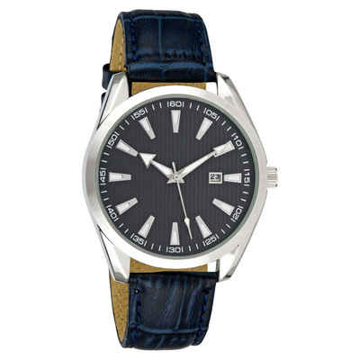 Magnum Uhr Moderne Herrenarmbanduhr Datumsanzeige mit Lederar