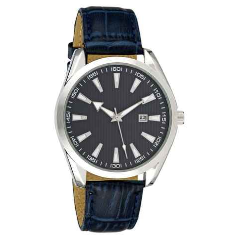 Magnum Uhr Moderne Herrenarmbanduhr Datumsanzeige mit Lederar