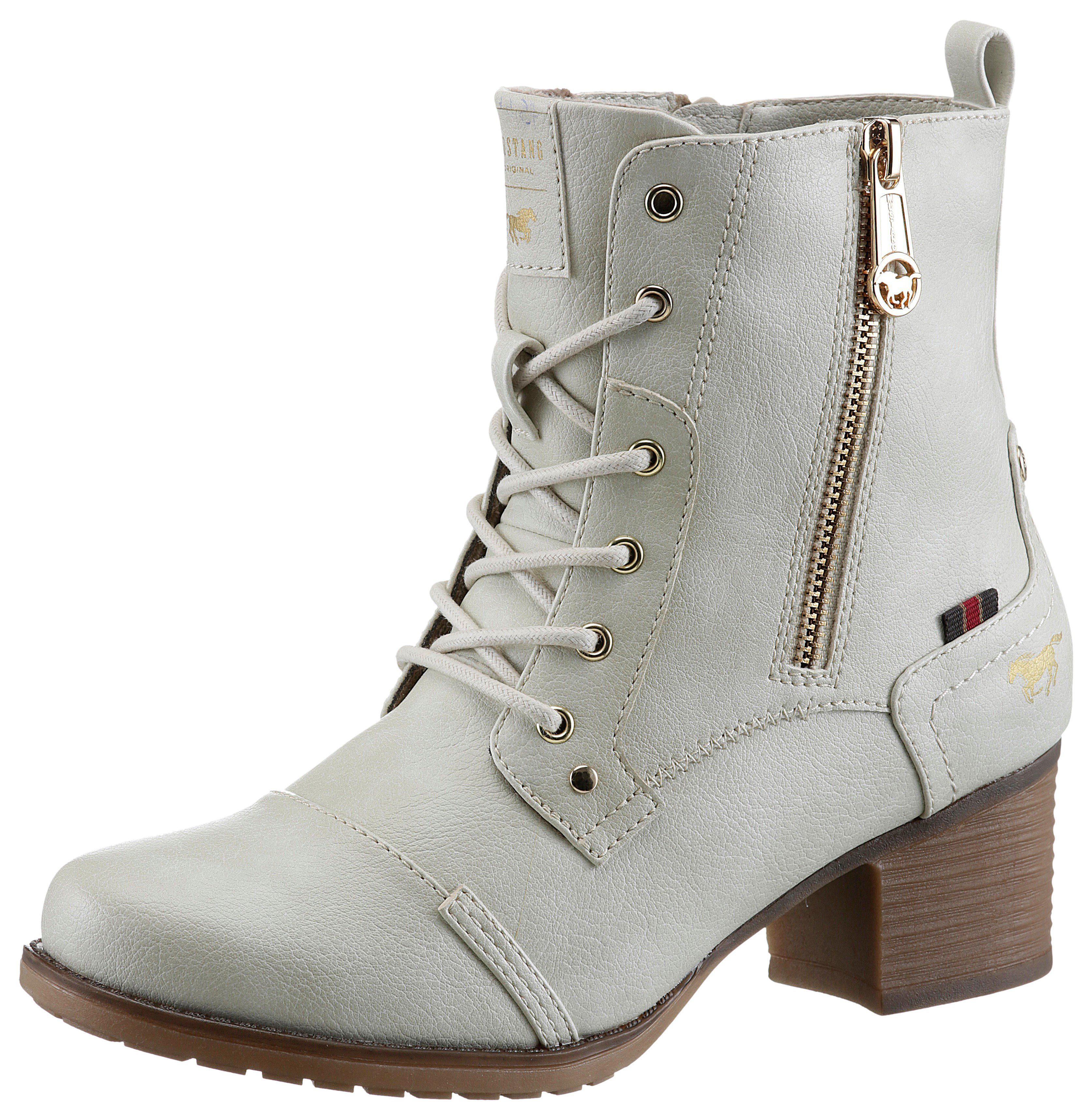 Mustang Shoes Schnürstiefelette Stiefelette, Herbstschuh mit günstig online kaufen