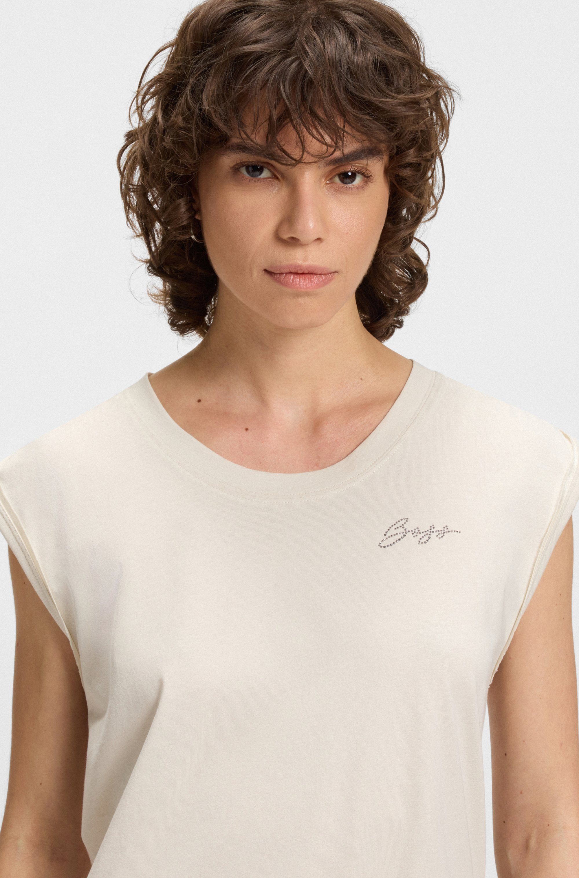 BOSS ORANGE Rundhalsshirt Elai Premium Damenmode günstig online kaufen