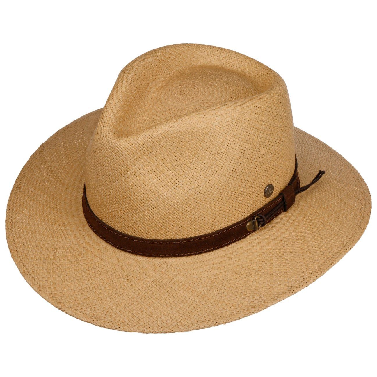Lierys Sonnenhut (1-St) Panamastrohhut mit Lederband, Made in Ecuador