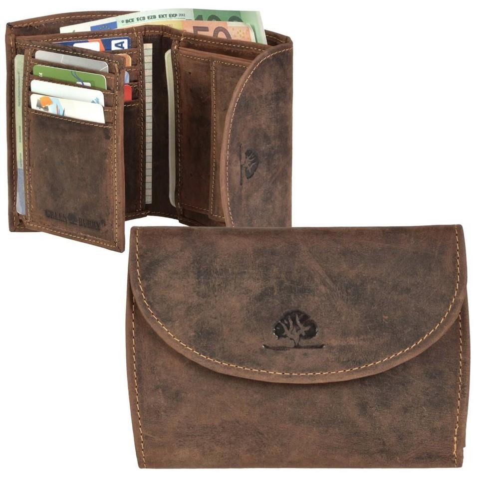 Greenburry Geldbörse Vintage (oA), Lederbörse, Portemonnaie, Damenbörse