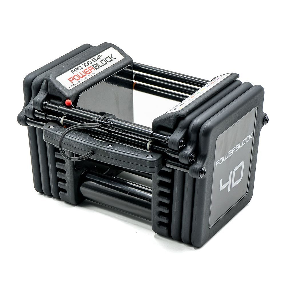 PowerBlock Kurzhantel Kurzhantel Pro 100 EXP, Verstellbar von 1-18 kg pro Hand