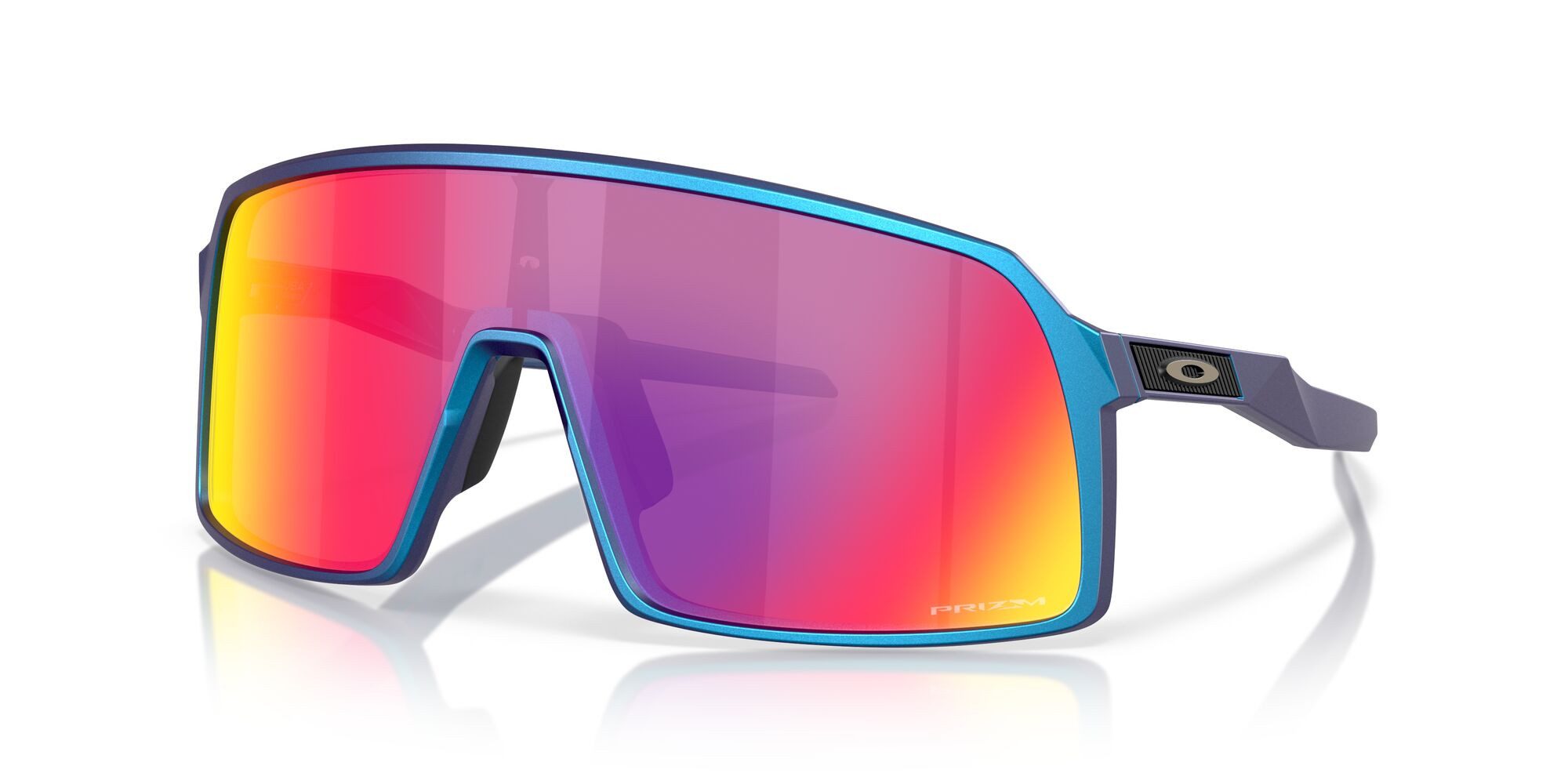 Oakley Sonnenbrille Sutro (Glasfarbe: Prizm road) cyanblau matt - 1 Brille mit