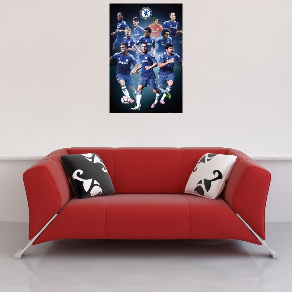 Poster Fußball - Poster - Chelsea - Collage 14/15