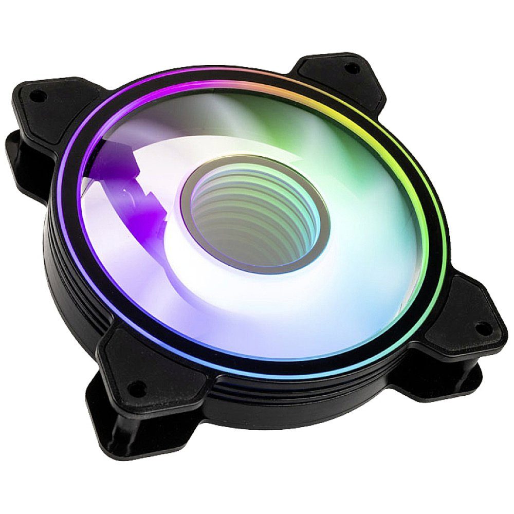 Kolink Computer-Kühler Kolink UMBRA VOID 120mm PC-Gehäuse-Lüfter Schwarz (B x H x T) 12.5 x 3