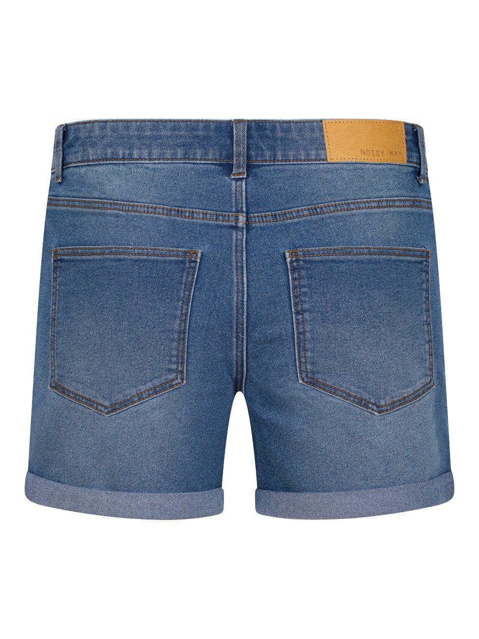 Light (27028348) Blue may Fit Medium & Basic Stretch Damen mit Blue Jeansshorts BeLucky Shorts Regular Hotpants Noisy