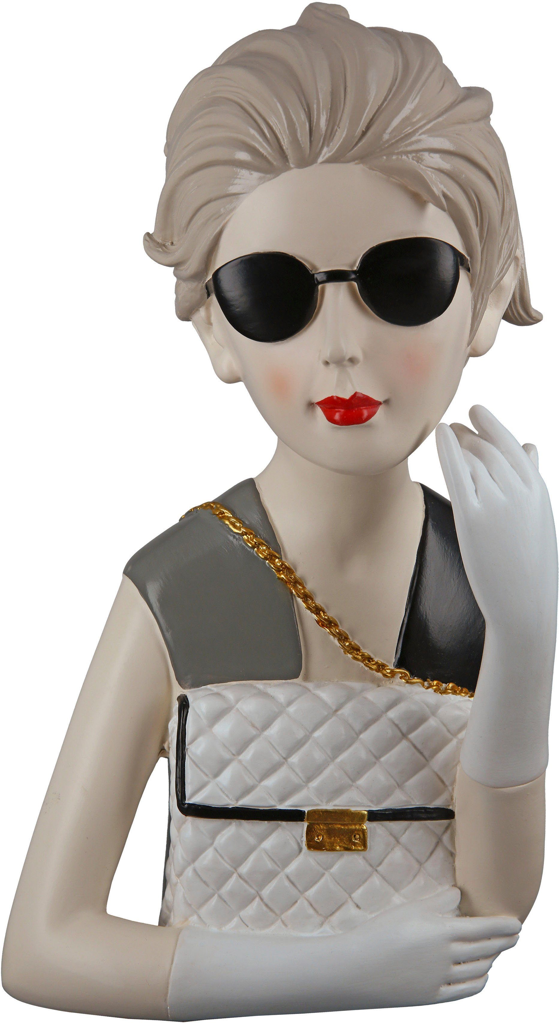 GILDE Dekofigur Figur Lady mit Handtasche günstig online kaufen